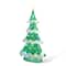 Glitzhome® 4.5ft. Lighted Christmas 3D Mesh Tree Outdoor Décor